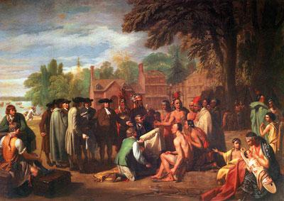 William Penn a Indiáni
