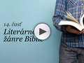 Základy 14 - Literárne žánre Biblie