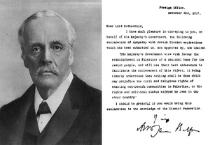 Balfourova deklarácia bola 