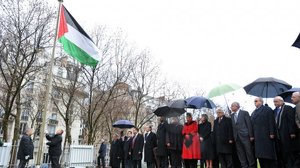 V sídle OSN vyvesili palestínsku zástavu